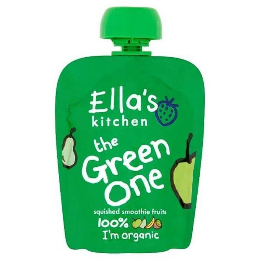 Purea biologica con kiwi e pera, 90 gr, Ella's Kitchen