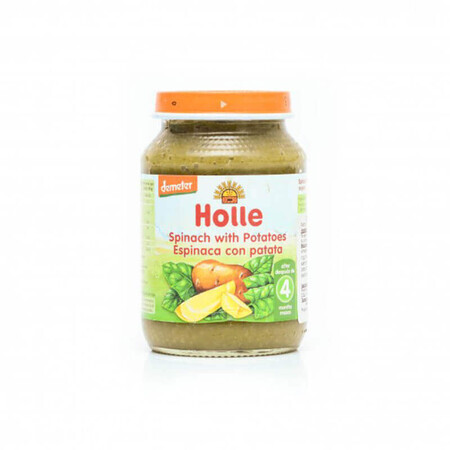 Purea di patate e spinaci bio, 190 g, Holle Baby Food