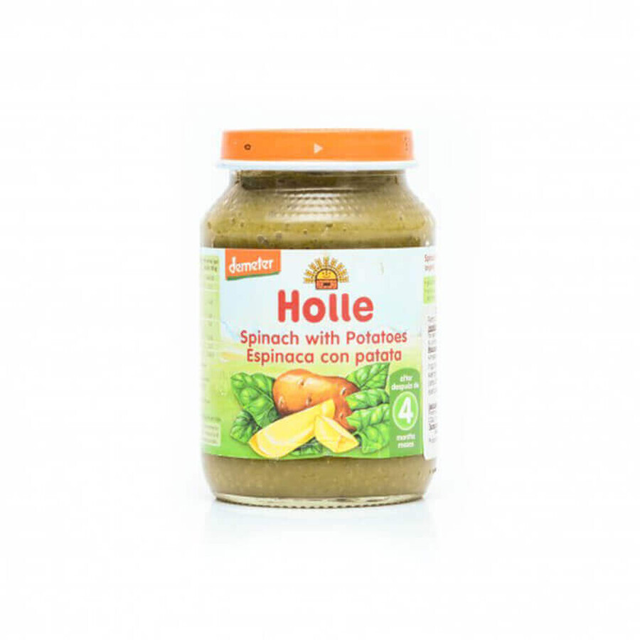Purea di patate e spinaci bio, 190 g, Holle Baby Food