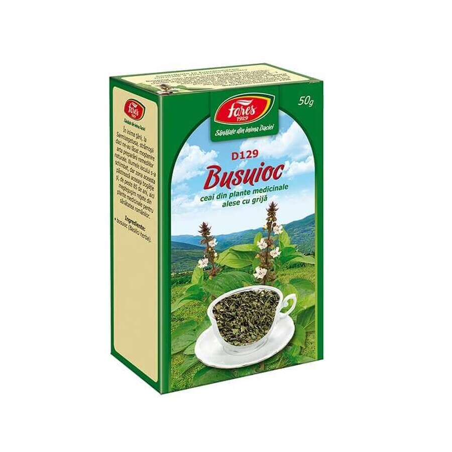 Tè al basilico, D129, 50 g, Fares