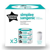 Riserve Sangenic Simplee, 3 pezzi, Tommee Tippee