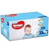 Pannolini Boy Ultra Comfort n. 4, 8 -14 Kg, 100 pezzi, Huggies