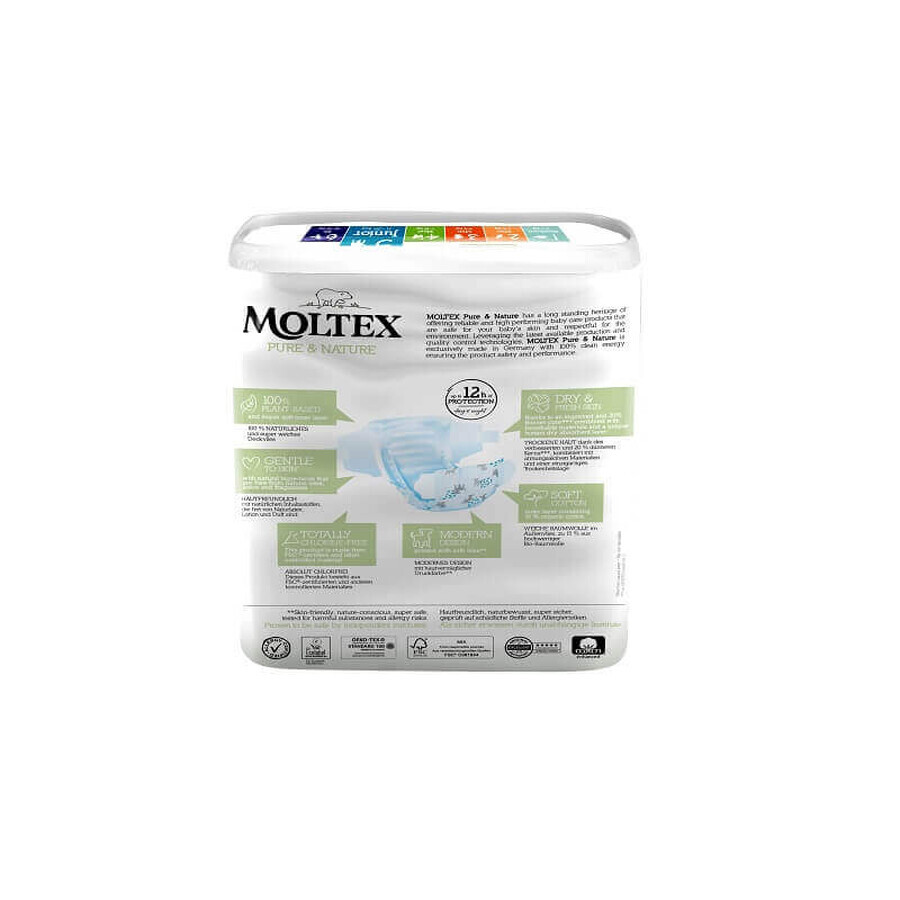 Moltex Pure&Nature Junior Taglia 5 (11-25kg) Ontex 25 Pannolini Ecologici