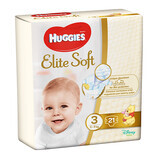 Pannolini Elite Soft n. 3, 5-9 kg, 21 pezzi, Huggies