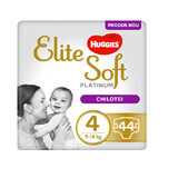 Pannolino Elite Soft Pants Platinum Mega Nr. 4, 9-14 kg, 44 pezzi, Huggies