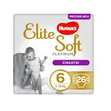 Pannolini Elite Soft Pants Platinum No. 6, +15 Kg, 26 pezzi, Huggies