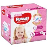 Pannolini Bambina Ultra Comfort n. 5, 12 -22 Kg, 84 pezzi, Huggies