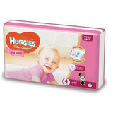 Pannolini Ultra Comfort Bambina n. 4, 8-14 Kg, 66 pezzi, Huggies
