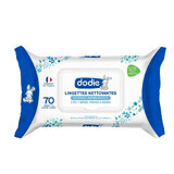 Salviette detergenti dermocalmanti 3 in 1, 70 pz., Dodie