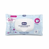 Chicco Salviettine Detergenti Soft Cleasing Wipes Cambio Viso e Mani, 72 Pezzi
