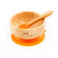 Set ciotola e cucchiaio in bamb&#249;, Orange, Oaki