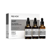 Set di cura per il controllo dell'eccesso di sebo (acido glicolico 30 ml + niacinamide 30 ml + acido ialuronico 30 ml), Revox