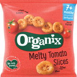Snack di mais bio biologico con pomodori e carote, +7 mesi, 20 g, Organix