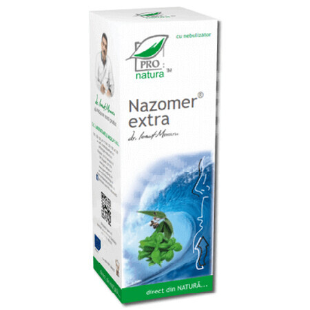 Spray nasale con nebulizzatore Nazomer extra, 30 ml, Pro natura