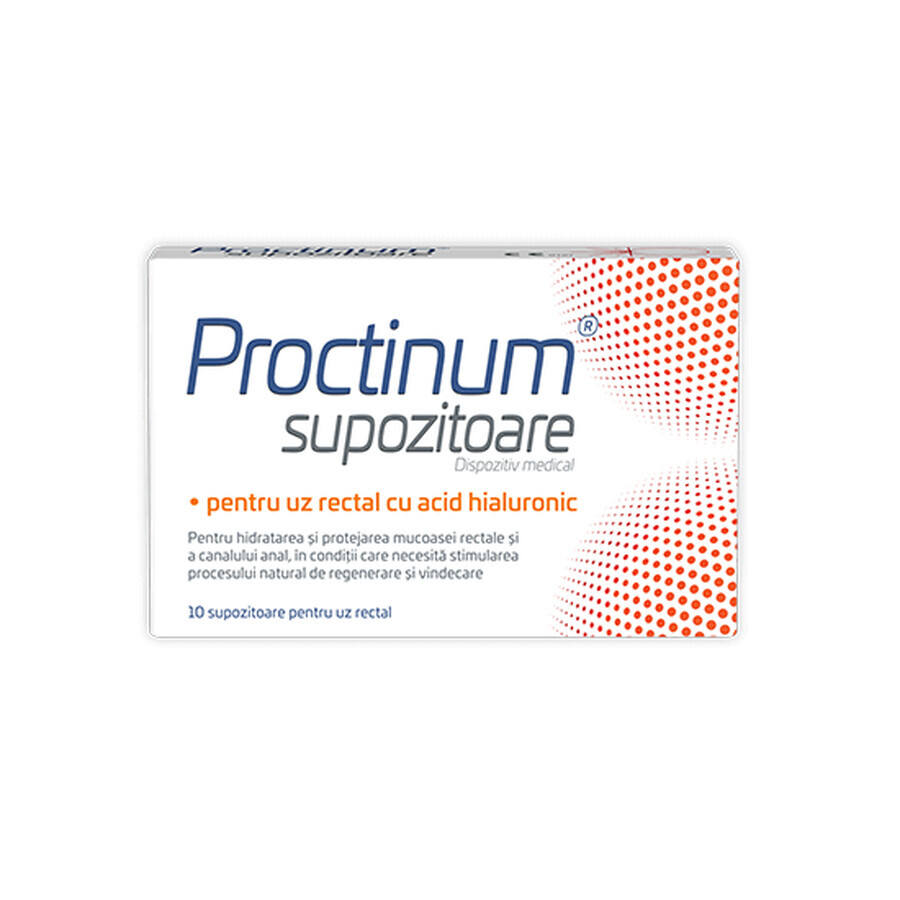 Supposte con acido ialuronico, 10 pz, Proctinum