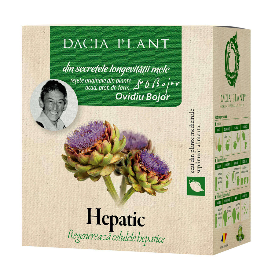 Tè di fegato, 50 g, pianta di Dacia