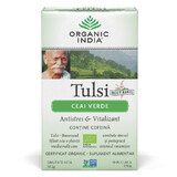 Tulsi con Tè Verde Antistress Adattogeno, 18 bustine, Organic India