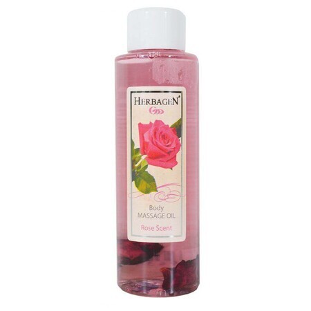 Olio da massaggio al profumo di rosa, 100 ml, Herbagen