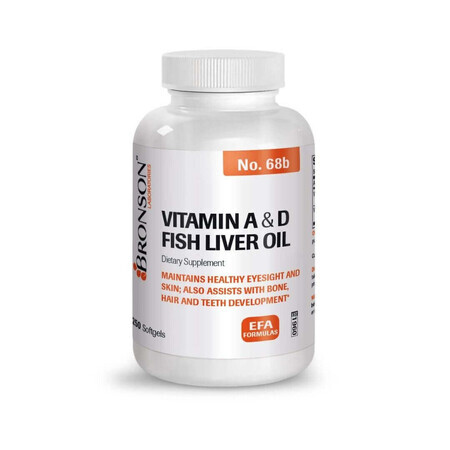 Vitamina A + D3, 250 capsule, Bronson