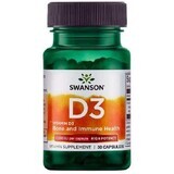 Vitamina D3 1000IU, 30 capsule, Swanson