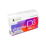 Vitamina D3 2000 UI, 60 compresse, Remedia