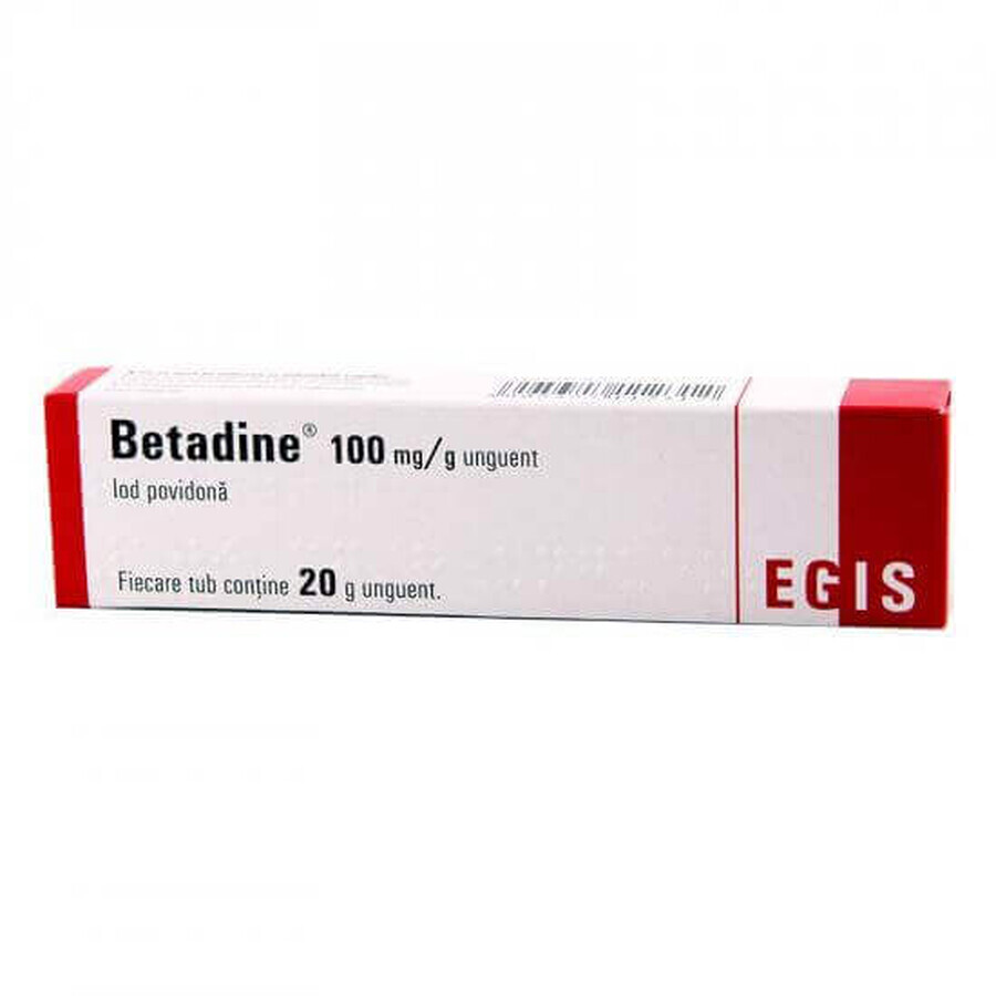 Betadine unguento, 20 g, Egis Pharmaceutical recensioni