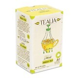 Puro tè verde di Ceylon al gusto di limone e lavanda (50120), 20 bustine, Tealia