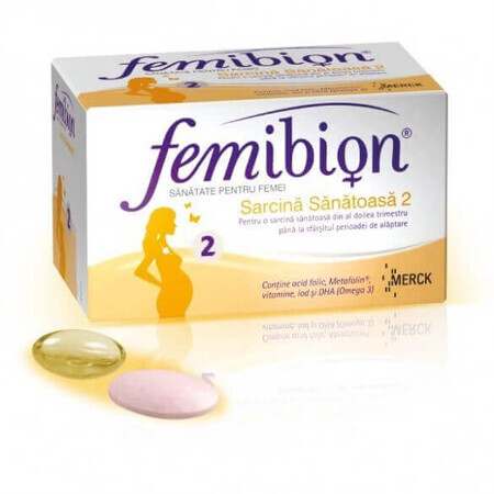 Femibion ​​​​Healthy Pregnancy 2, 30 compresse + 30 capsule, Dr. Reddys