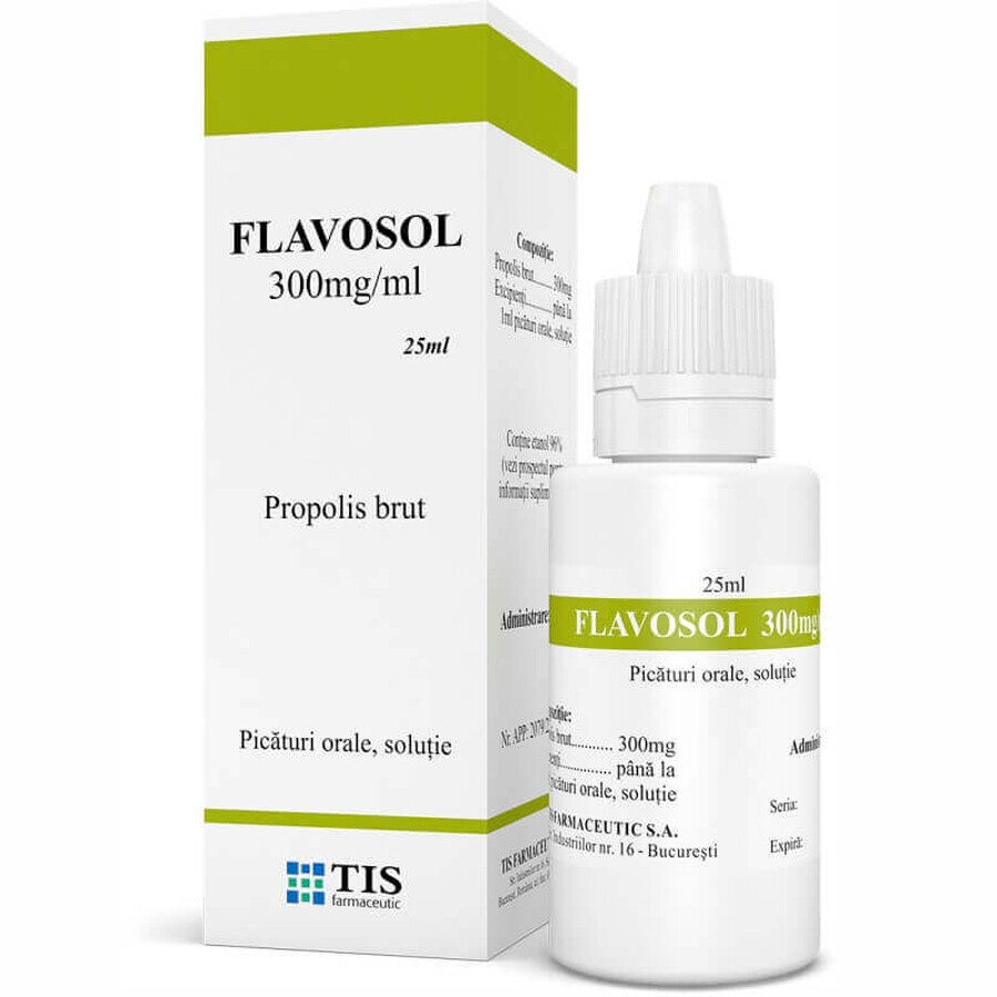 Flavosol soluzione orale, 300 mg/ml, 25 ml, Tis Farmaceutic