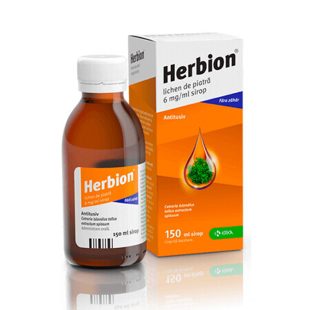 Herbion lichene di pietra 6 mg/ml, 150 ml, KRKA