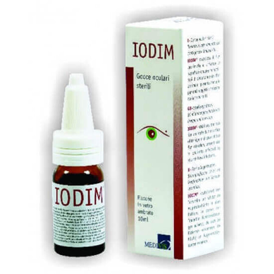Gocce oculari allo iodio, 10ml, Medivis