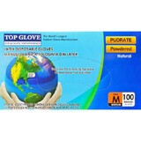 Guanti in lattice Top Glove, taglia M, 100 pezzi, Roval Med