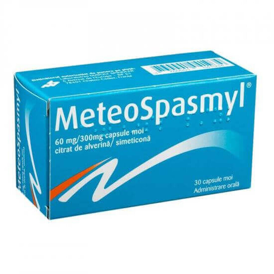 Meteospasmyl, 30 capsule molli, Laboratoires Mayoly Spindler