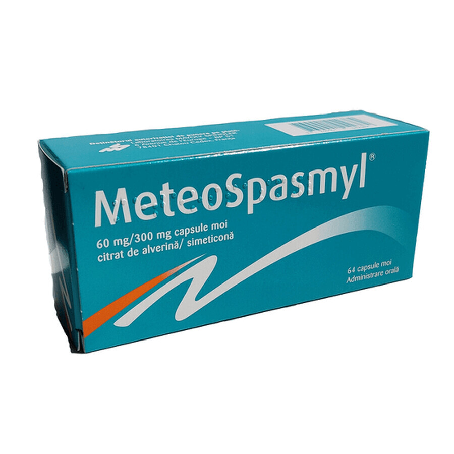 Meteospasmyl, 64 capsule molli, Laboratoires Mayoly Spindler