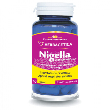 Nigella cumino nero, 60 capsule, Herbagetica