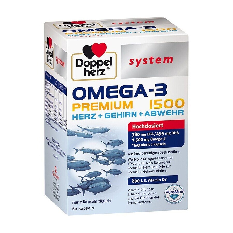 Omega-3 Premium 1500, 60 compresse, Doppelherz recensioni