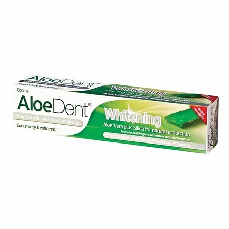 Optima Naturals AloeDent - Dentifricio Whitening Sbiancante Naturale, 100ml