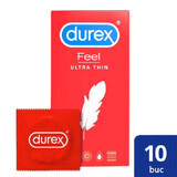 Preservativi Feel Ultra Thin, 10 pezzi, Durex