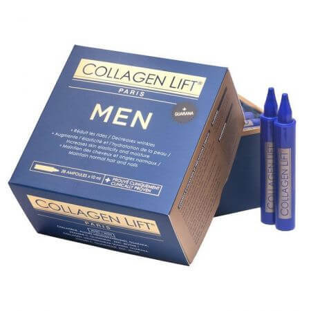 Collagene idrolizzato bevibile per uomo, 28 fiale, Collagen Lift Men