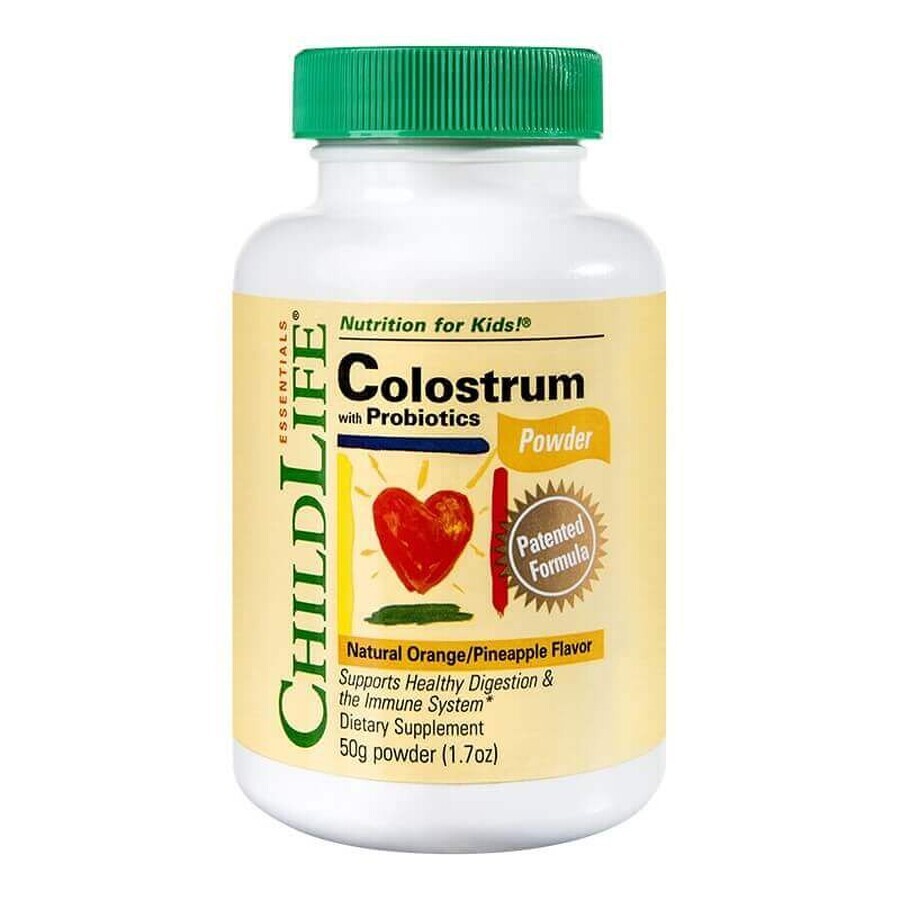Colostro con probiotici Childlife Essentials, 50 g, Secom