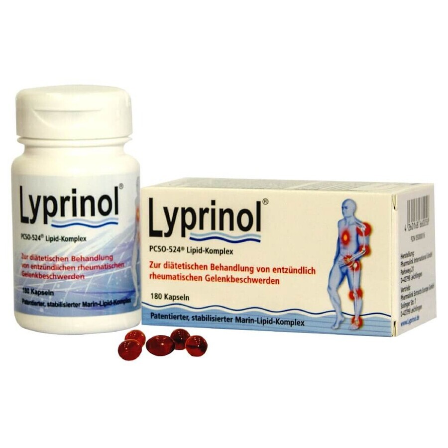 Complesso lipidico marino Lyprinol, 180 capsule, Pharmalink recensioni
