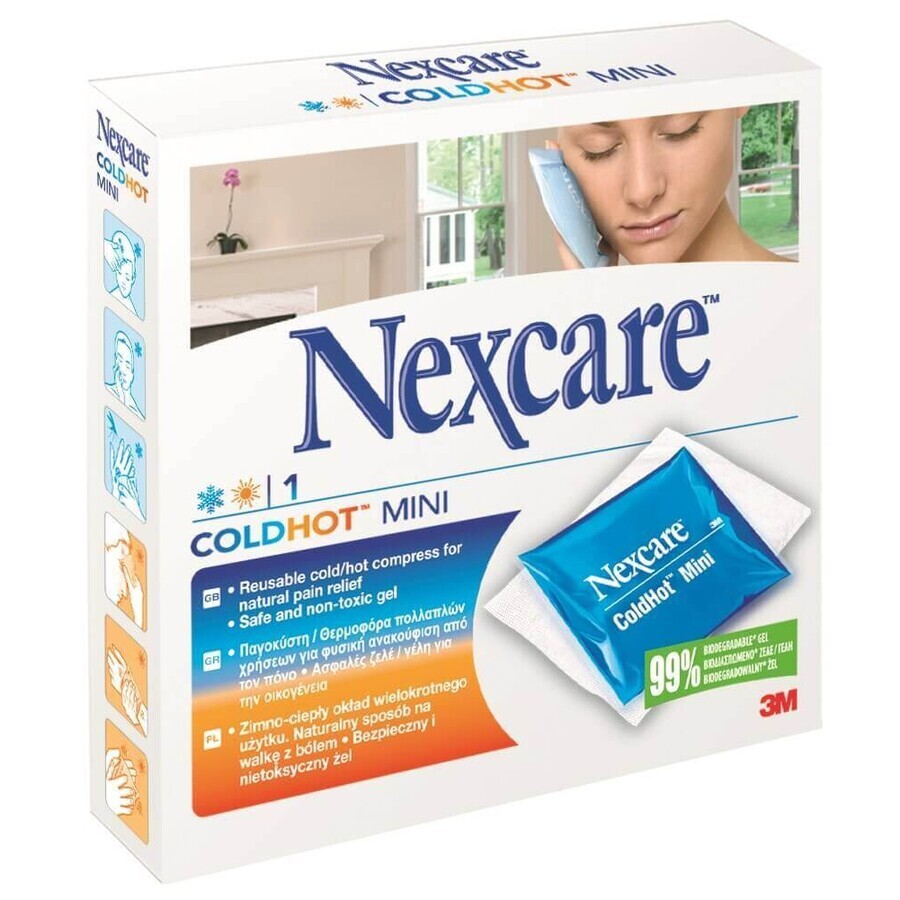 Cold Hot Mini impacco per terapia caldo/freddo, Nexcare