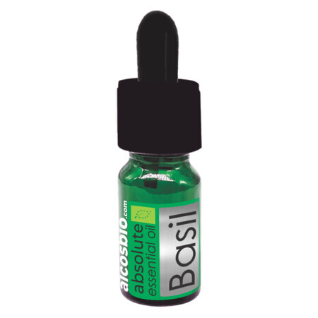 Olio essenziale di basilico, 5 ml, Alcos Bioprod