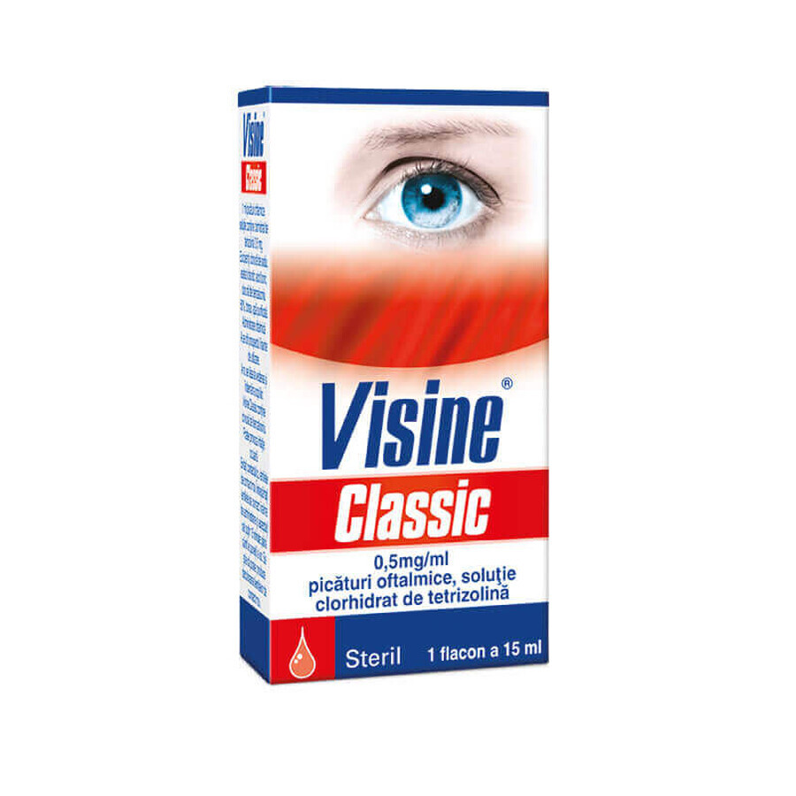 Gocce oculari Visine Classic, 15 ml, Johnson&Johnson recensioni