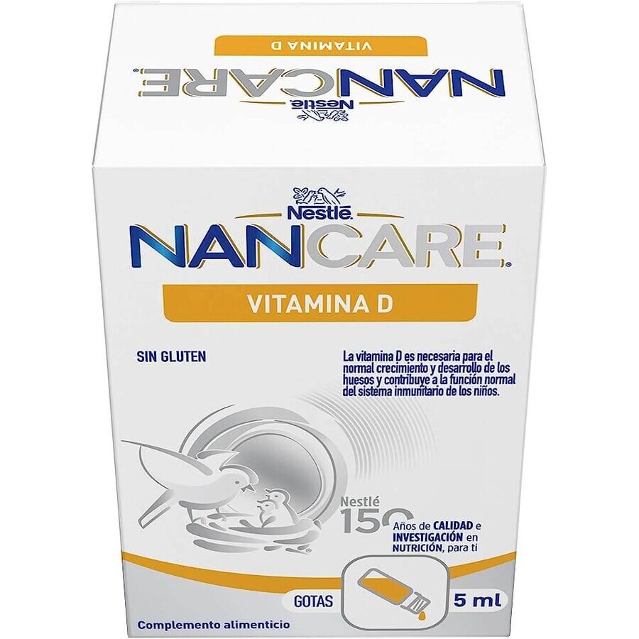 Nancare Vitamina D Gocce, 5 ml, Nestlè