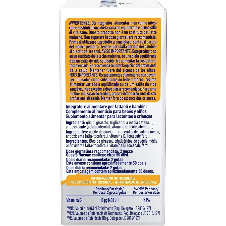 Nancare Vitamina D Gocce, 5 ml, Nestlè