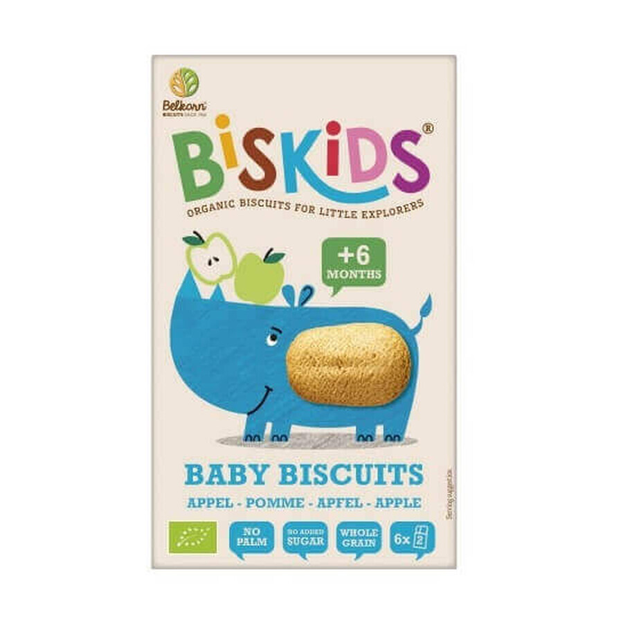 Biscotti biologici per bambini al gusto di mela, +6 mesi, 120 g, Belkorn recensioni