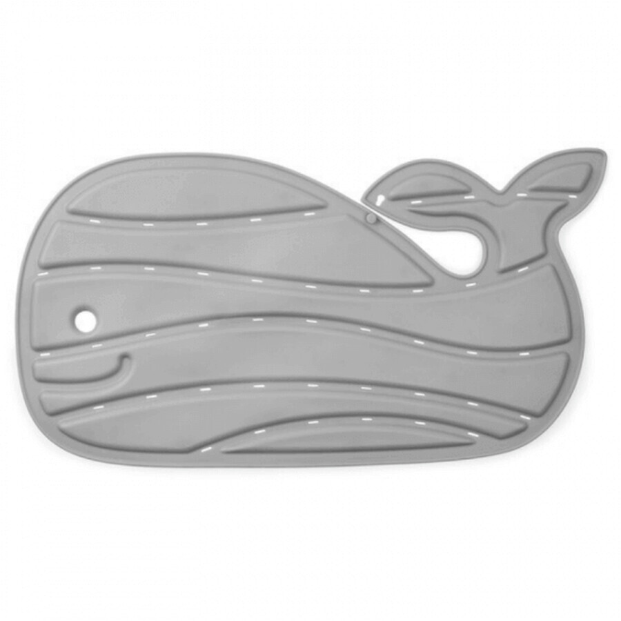 Tappetino da bagno antiscivolo a forma di balena Moby, grigio, Skip Hop