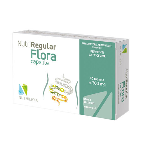 Nutriregular Flora 300 mg, 20 capsule, Nutrileya