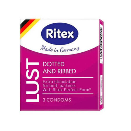 Preservativi Lust, 3 pezzi, Ritex